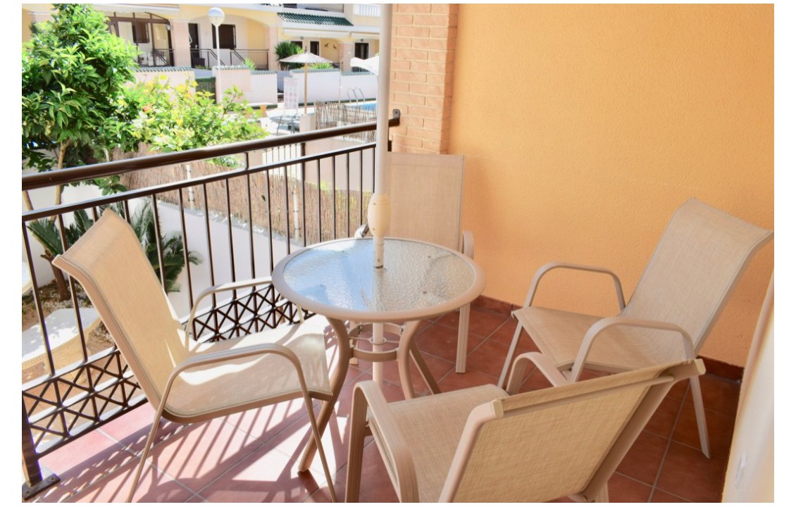 Front Terrace of Town House in in Dona Pepa, Ciudad Quesada by www.alicanteholidaylets.com