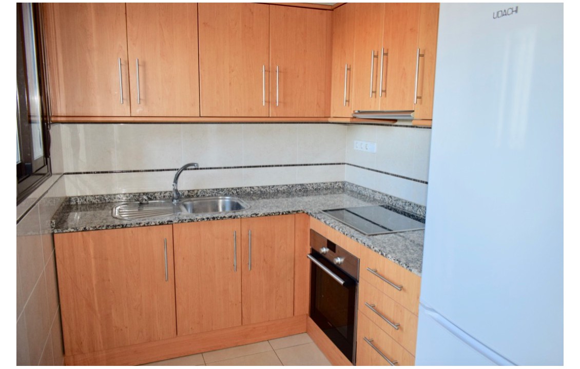 Bright kitchen of Town House in Dona Pepa, Ciudad Quesada by www.alicanteholidaylets.com