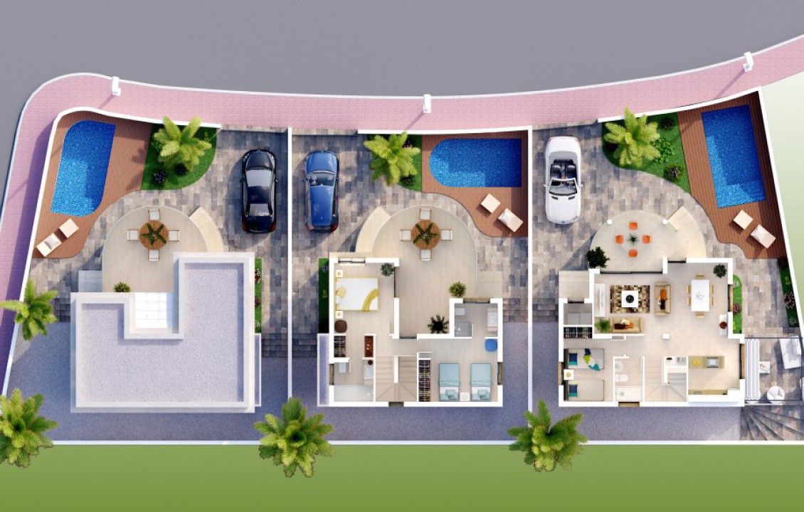 Plan of the property. Lo Pepin. Alicante Holiday Lets. Guardamar